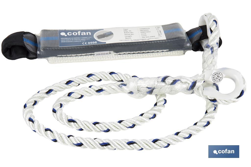 ABSORBEDOR DE ENERGÍA CON CUERDA 1,5 M 1 ABSORBEDOR DE ENERGÍA CON CUERDA 1,5 M