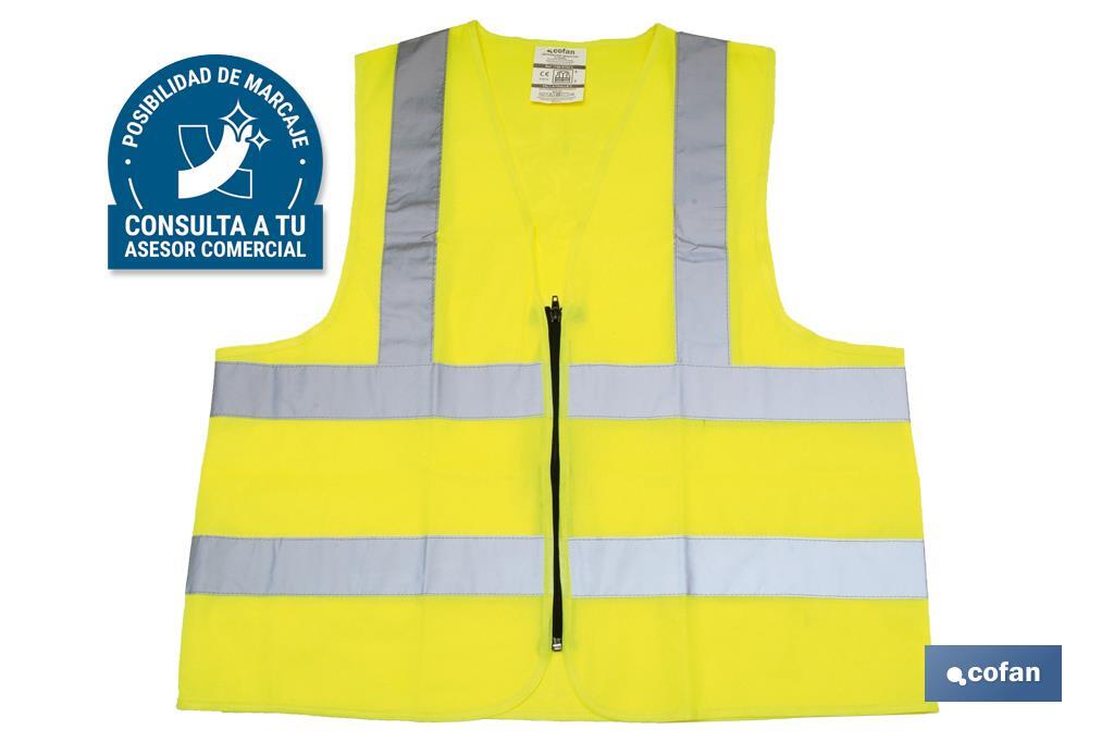 CHALECO AMARILLO CON CREMALLERA T-XXL 1 CHALECO AMARILLO CON CREMALLERA T-XXL