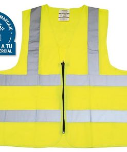 CHALECO AMARILLO CON CREMALLERA T-XL