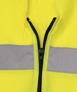 Alternative view of CHALECO AMARILLO CON CREMALLERA T-XL