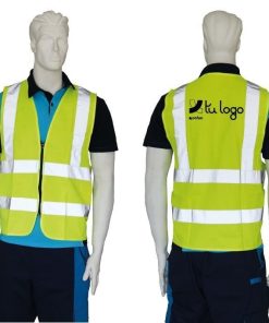 CHALECO AMARILLO CON CREMALLERA T-XXL 5 CHALECO AMARILLO CON CREMALLERA T-XXL