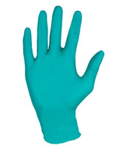 Alternative view of CAJA 100 UDS. GUANTES NITRILO VERDE COFAN PROTECCION FITOSANITARIOS T-L