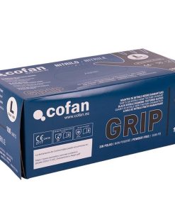 Alternative view of CAJA 100 UDS. GUANTES DE NITRILO NEGRO DIAMANTADO 8,5 G TALLA L