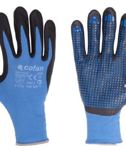 GUANTE IMPREGNADO CON PUNTOS AZULES DE NITRILO TALLA 11 7 GUANTE IMPREGNADO CON PUNTOS AZULES DE NITRILO TALLA 11