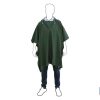 PONCHO DE AGUA VERDE PVC/POLIESTER TALLA ÚNICA
