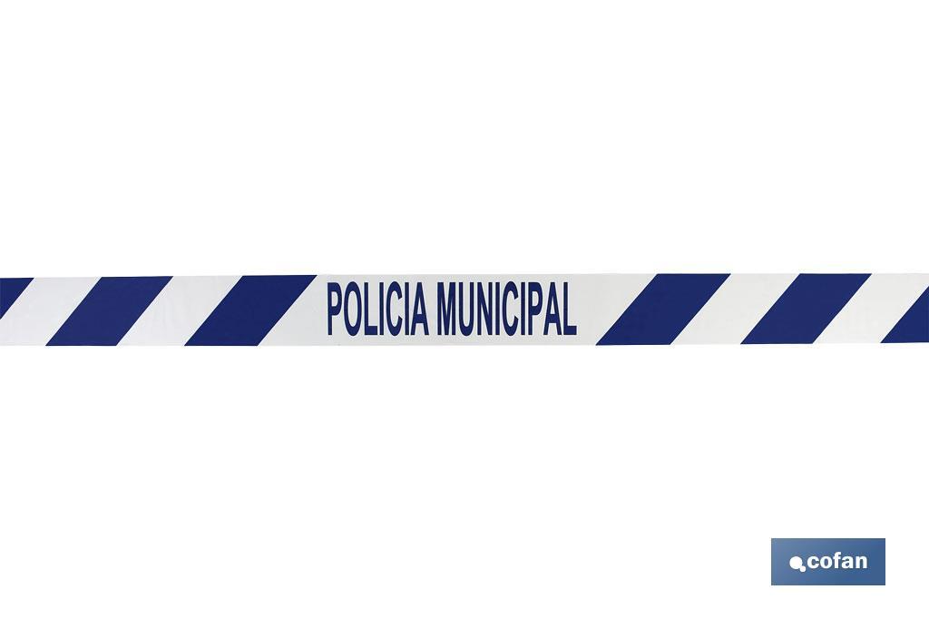 CINTA BALIZ. POLICIA MUNICIPAL 80MMX100MTS 2 CINTA BALIZ. POLICIA MUNICIPAL 80MMX100MTS - Imagen 2