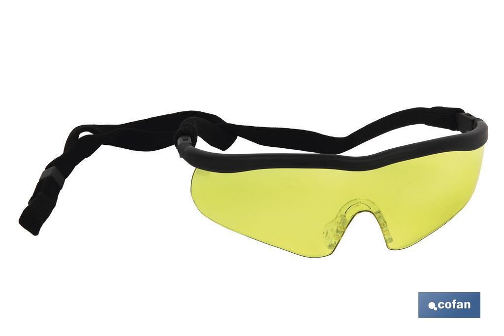 GAFAS SEGURIDAD SPORT AMBAR UV PROTECTION 1 GAFAS SEGURIDAD SPORT AMBAR UV PROTECTION