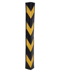 ESQUINERO RECTO 800X100X8MM AMAR/NEGRO
