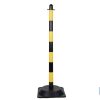 POSTE Y BASE PARA CADENA (AMAR/NEGRO) 1M