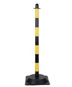 POSTE Y BASE PARA CADENA (AMAR/NEGRO) 1M