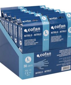 CAJA 30 UNDS. GUANTES NITRILO T-L