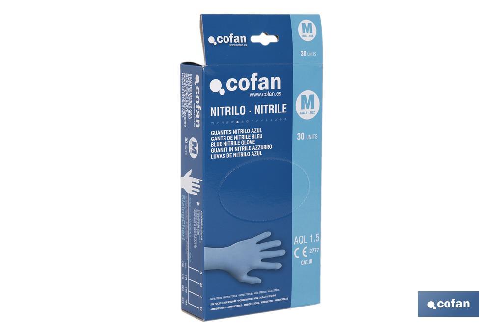 CAJA 30 UNDS. GUANTES NITRILO T-M 2 CAJA 30 UNDS. GUANTES NITRILO T-M - Imagen 2