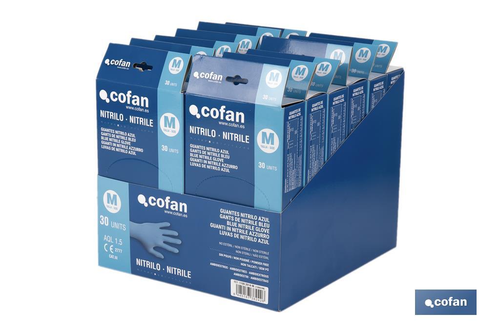 CAJA 30 UNDS. GUANTES NITRILO T-M 3 CAJA 30 UNDS. GUANTES NITRILO T-M - Imagen 3