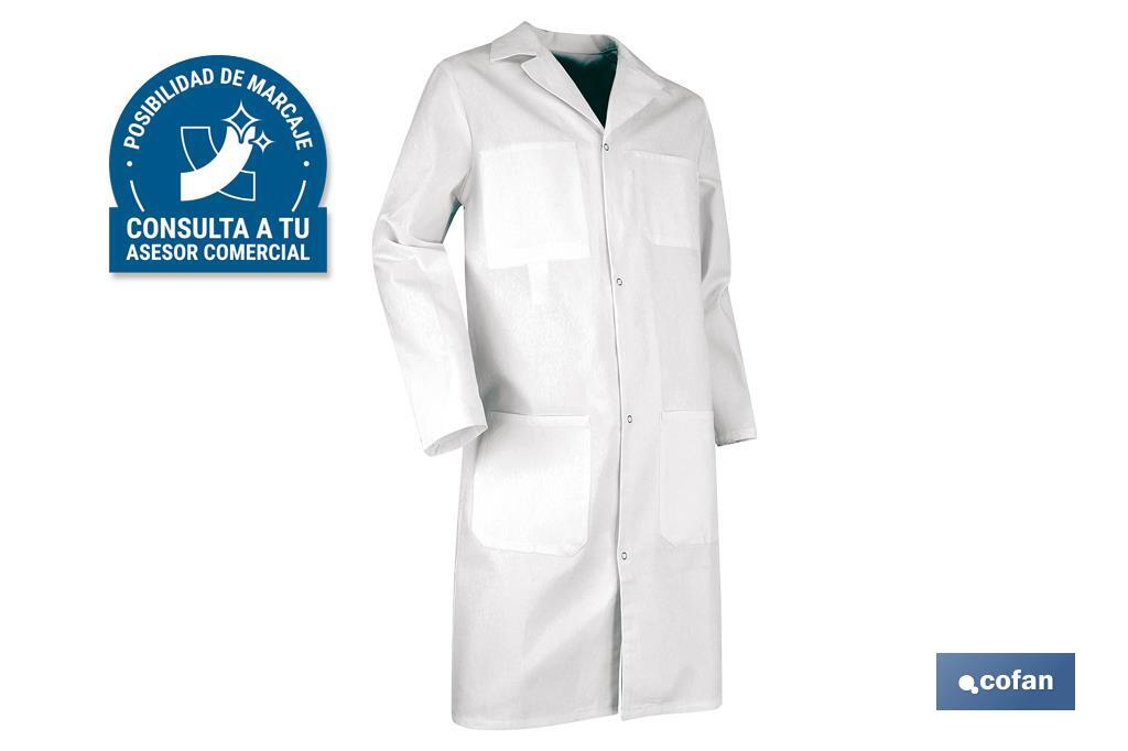 BATA BLANCA PALETTE 100% ALGODÓN T-XXXL 1 BATA BLANCA PALETTE 100% ALGODÓN T-XXXL