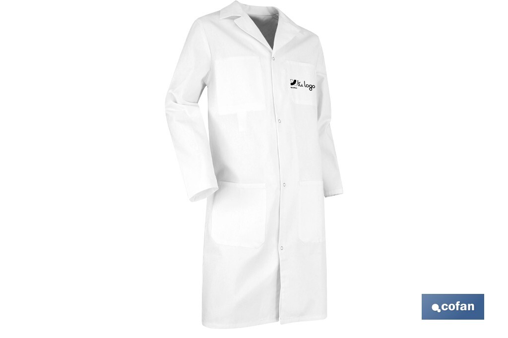 BATA BLANCA PALETTE 100% ALGODÓN T-XL 3 BATA BLANCA PALETTE 100% ALGODÓN T-XL - Imagen 3