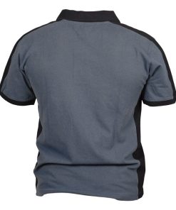 Alternative view of POLO BALDER ELASTANO 210 G/M2 GRIS OSCURO-NEGRO TALLA XXL