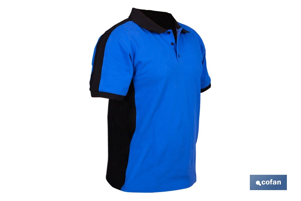 POLO FREYJA ELASTANO 210 G/M2 AZUL-NEGRO TALLA XL 1 POLO FREYJA ELASTANO 210 G/M2 AZUL-NEGRO TALLA XL