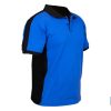 POLO FREYJA ELASTANO 210 G/M2 AZUL-NEGRO TALLA XXXL