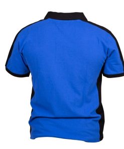 Alternative view of POLO FREYJA ELASTANO 210 G/M2 AZUL-NEGRO TALLA S