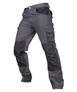 PANTALÓN DE TRABAJO HEIMDALL ELASTANO 280 G/M2 GRIS OSCURO CON DETALLES NEGROS TALLA 60