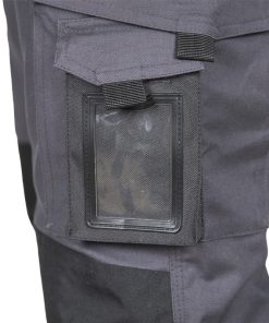 PANTALÓN DE TRABAJO HEIMDALL ELASTANO 280 G/M2 GRIS OSCURO CON DETALLES NEGROS TALLA 44 - Imagen 4
