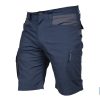 BERMUDAS DE TRABAJO TYR ELASTANO 215 G/M2 AZUL MARINO CON DETALLES GRISES TALLA 38