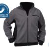 CHAQUETA POLAR MODELO WALKER 370 G/M GRIS-NEGRO TALLA XL