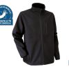 CHAQUETA SOFT SHELL NEGRA LISTER 340g/m  TALLA XXXL