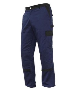 PANTALON TRAB. FLEX. JANO SLIM FIT MARINO/NEGRO T-44
