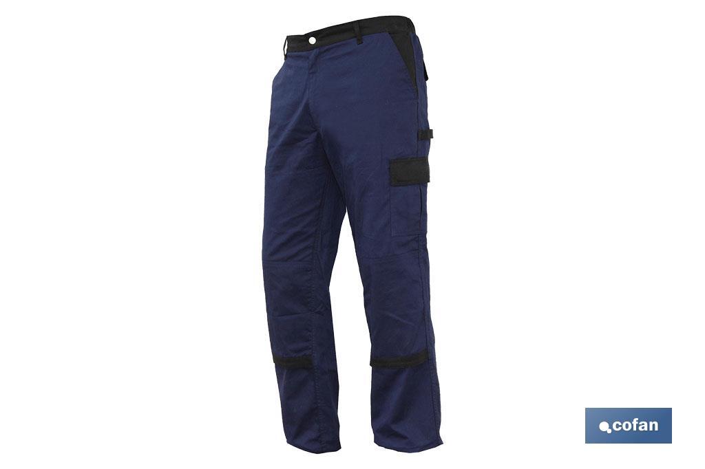 PANTALON TRAB. FLEX. JANO REGULAR FIT MAR/NEGRO T-64 1 PANTALON TRAB. FLEX. JANO REGULAR FIT MAR/NEGRO T-64