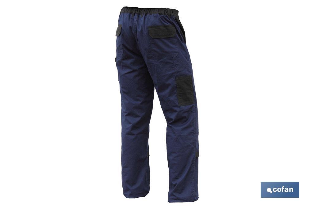 PANTALON TRAB. FLEX. JANO REGULAR FIT MAR/NEGRO T-50 3 PANTALON TRAB. FLEX. JANO REGULAR FIT MAR/NEGRO T-50 - Imagen 3