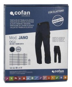 Alternative view of PANTALON TRAB. FLEX. JANO REGULAR FIT MAR/NEGRO T-40