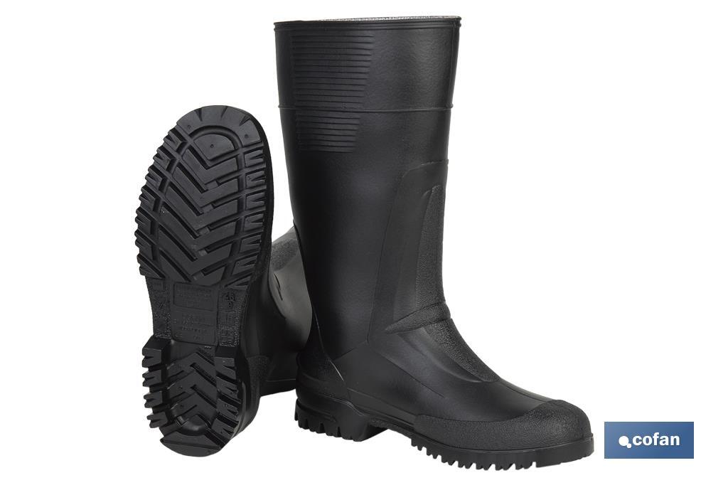 BOTA ALTA DE AGUA PVC NEGRA TALLA 37 1 BOTA ALTA DE AGUA PVC NEGRA TALLA 37