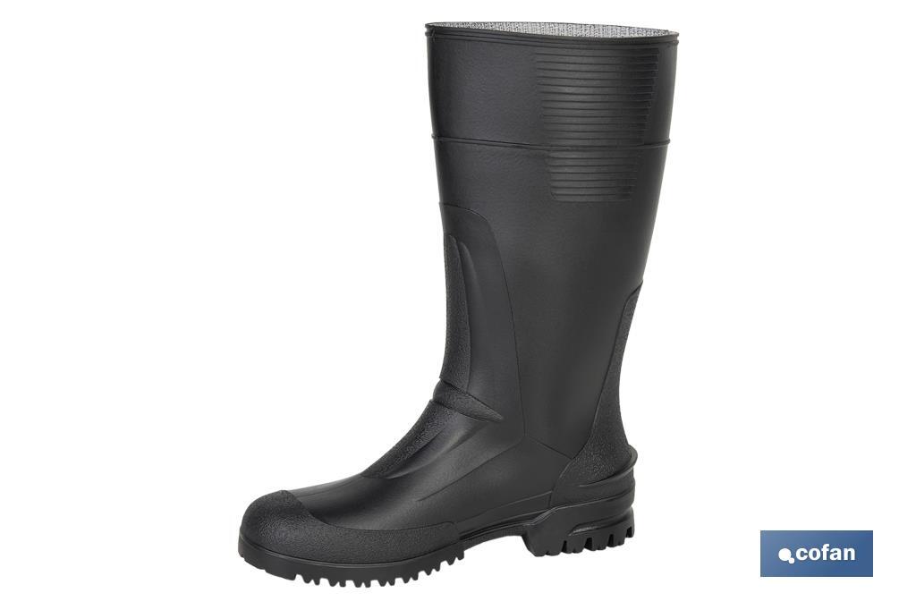 BOTA ALTA DE AGUA PVC NEGRA TALLA 37 3 BOTA ALTA DE AGUA PVC NEGRA TALLA 37 - Imagen 3