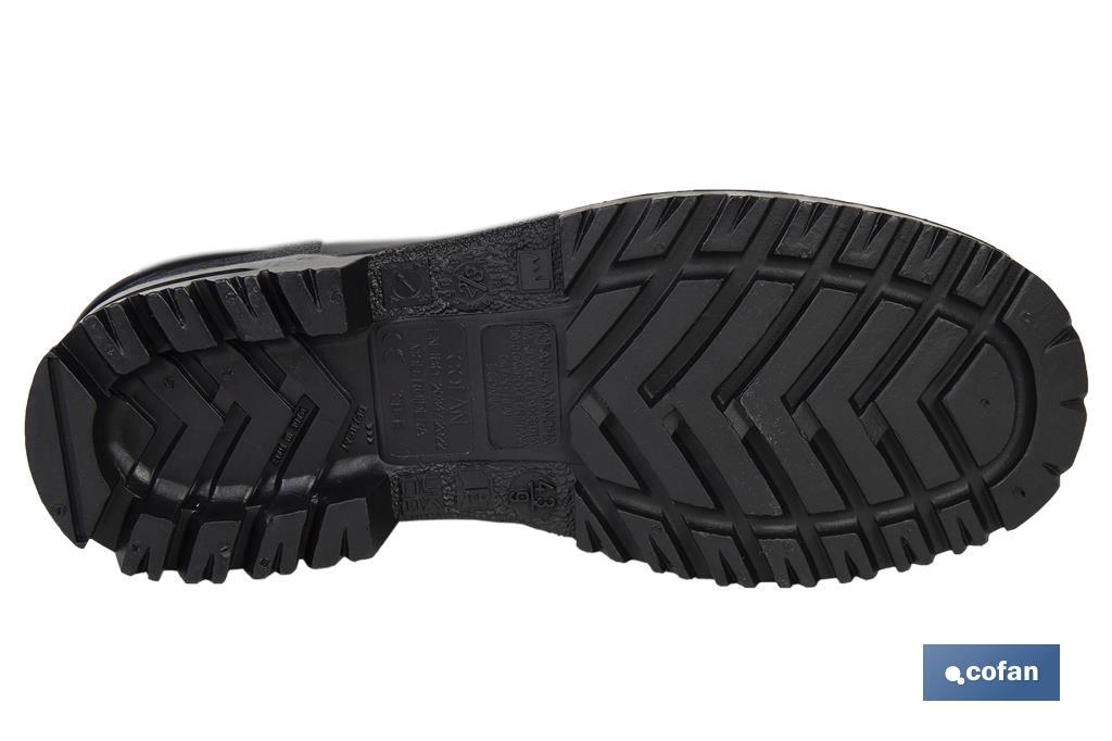 BOTA ALTA DE AGUA PVC NEGRA TALLA 37 4 BOTA ALTA DE AGUA PVC NEGRA TALLA 37 - Imagen 4