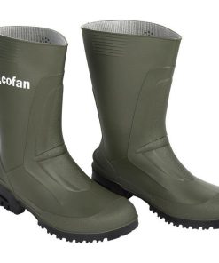 BOTA PVC VERDE MEDIA CAÑA TALLA 47