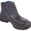 BOTA PIEL NEGRO CIERRE VELCRO S3 MODELO URIAN T 43