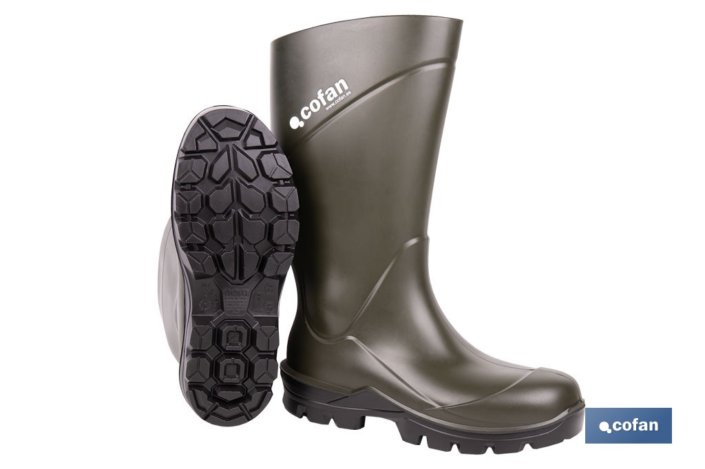 BOTA AGUA PU VERDE O4 SR MOD.NALON T-49 1 BOTA AGUA PU VERDE O4 SR MOD.NALON T-49
