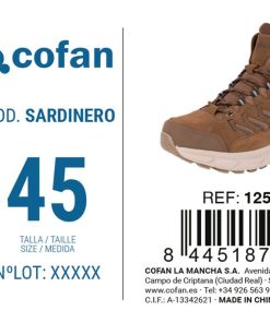 Alternative view of BOTA DE TREKKING MARRÓN MODELO SARDINERO TALLA 45