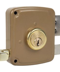 CERRADURA SOBREPONER C/CERRADERO 100mm IZQUIERDA