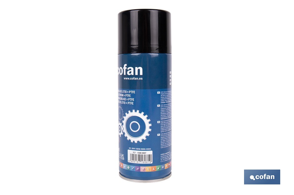 GRASA BLANCA DE LITIO+PTFE 400 ML 3 GRASA BLANCA DE LITIO+PTFE 400 ML - Imagen 3