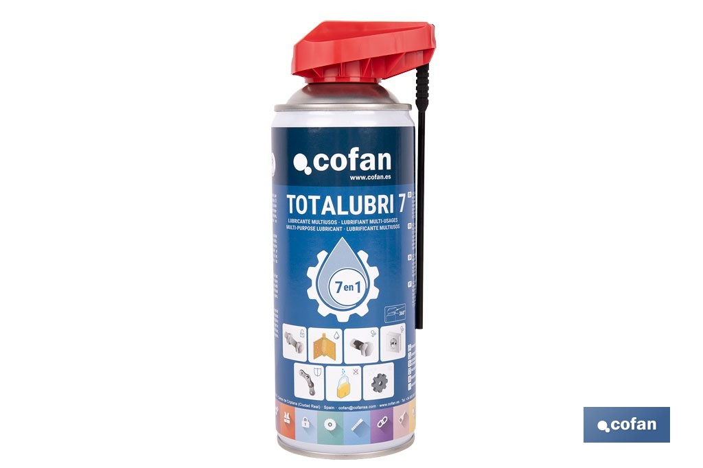 LUBRICANTE MULTIUSOS 7 EN 1 UNIVERSAL 400 ML 1 LUBRICANTE MULTIUSOS 7 EN 1 UNIVERSAL 400 ML