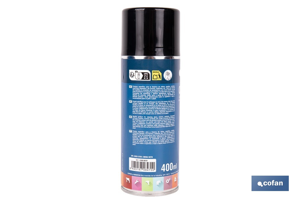 LIMPIACRISTALES PRO UNIVERSAL 400 ML 3 LIMPIACRISTALES PRO UNIVERSAL 400 ML - Imagen 3