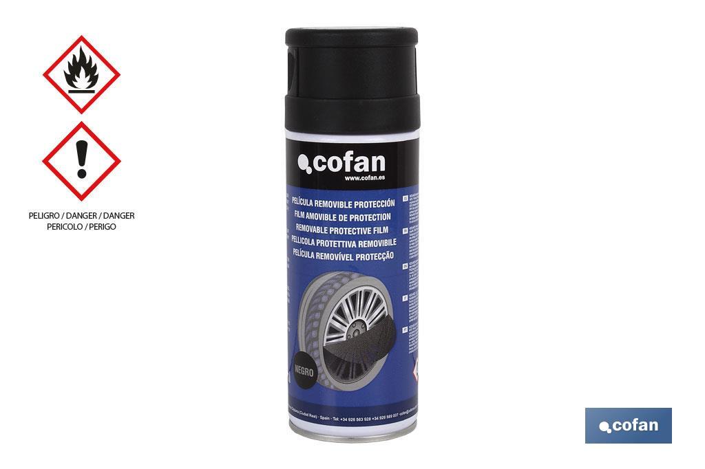 PELICULA REMOVIBLE PROTECCIÓN NEGRO MATE 400 ML 1 PELICULA REMOVIBLE PROTECCIÓN NEGRO MATE 400 ML