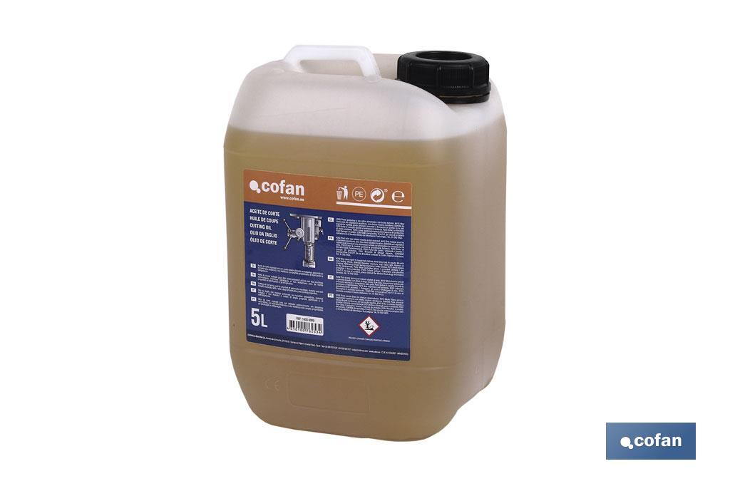 ACEITE DE CORTE (Taladrina) 5 L 2 ACEITE DE CORTE (Taladrina) 5 L - Imagen 2
