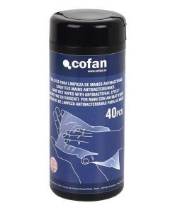 TOALLITAS PARA LIMPIEZA DE MANOS ANTIBACTERIAS 40 UDS
