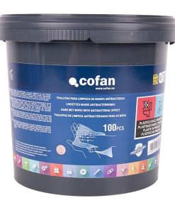 TOALLITAS PARA LIMPIEZA DE MANOS ANTIBACTERIAS 100 UDS