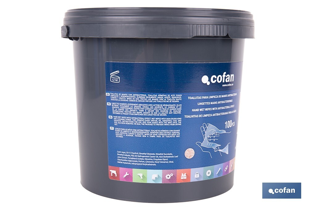 TOALLITAS PARA LIMPIEZA DE MANOS ANTIBACTERIAS 100 UDS 3 TOALLITAS PARA LIMPIEZA DE MANOS ANTIBACTERIAS 100 UDS - Imagen 3