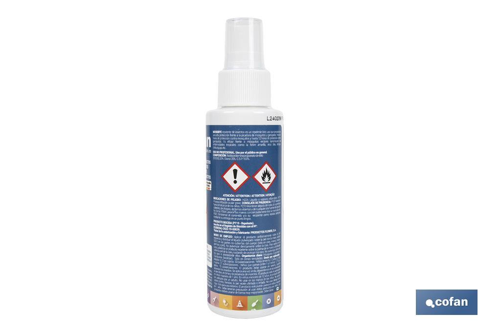 MOSKIBYE REPELENTE DE INSECTOS 100 ML 2 MOSKIBYE REPELENTE DE INSECTOS 100 ML - Imagen 2