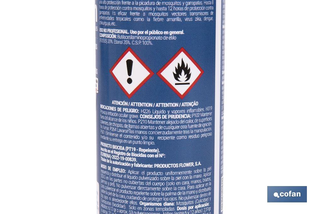 MOSKIBYE REPELENTE DE INSECTOS 100 ML 4 MOSKIBYE REPELENTE DE INSECTOS 100 ML - Imagen 4